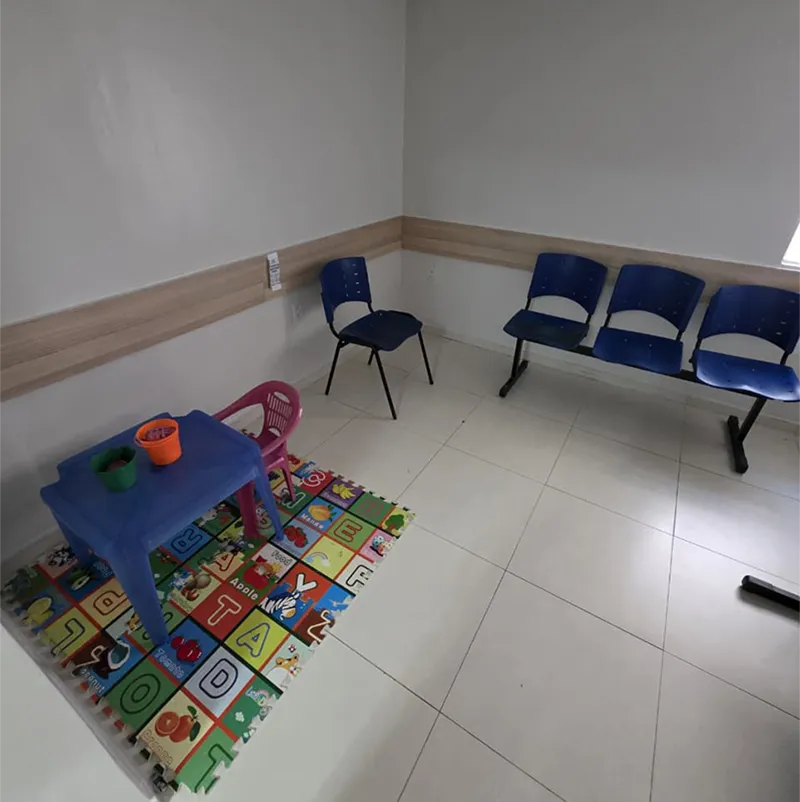 Espaço infantil da Mixclínica
